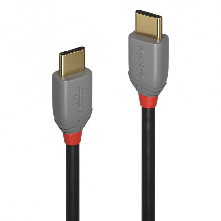 Lindy 36870 cavo USB USB 2.0 0,5 m USB C Nero, Grigio