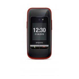 Emporia emporiaONE 6,1 cm (2.4") 80 g Nero, Rosso Telefono per anziani