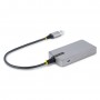 StarTech.com Hub USB a 3 porte con Ethernet - Hub USB 3.0 5Gbps alimentato via bus - Hub splitter USB-A a 3x USB-A portatile per