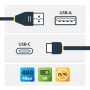 StarTech.com Cavo da USB-A a USB-C a 90° da 2m - Cavetto di Ricarica Veloce USB Tipo C per uso intensivo - Cavo Dati da USB 2.0