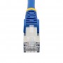 StarTech.com Cavo Ethernet CAT 6a - 50cm - Blu - Cavo di rete LAN Low Smoke Zero Halogen (LSZH) - 10GbE 500MHz 100W PoE++ - Filo