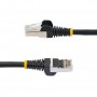StarTech.com Cavo Ethernet CAT 6a - 1m - Nero - Cavo di rete LAN Low Smoke Zero Halogen (LSZH) - 10GbE 500MHz 100W PoE++ - Filo/