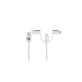 IGLOO 3 IN 1 CAVO USB A LIGHTING/USB-TYPE C/MICRO