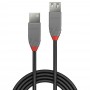 Lindy 36701 cavo USB USB 2.0 0,5 m USB A Nero, Grigio