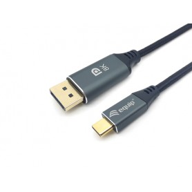 Equip 133422 cavo e adattatore video 2 m USB tipo-C DisplayPort Grigio