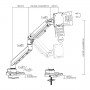 17"-49" HEAVY-DUTY MONITOR DESK MOU