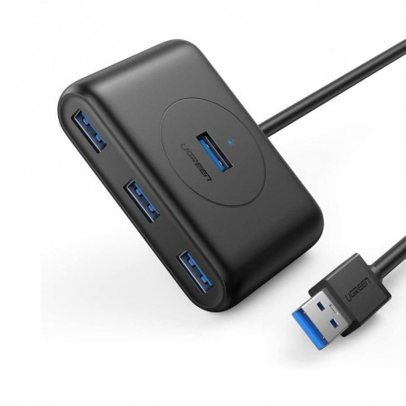 Ugreen 20290 hub di interfaccia USB 3.2 Gen 1 (3.1 Gen 1) Type-A 5000 Mbit/s Nero