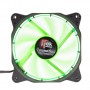 itek Cosmo Flow Case per computer Ventilatore 12 cm Nero, Verde