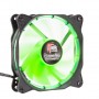 itek Cosmo Flow Case per computer Ventilatore 12 cm Nero, Verde
