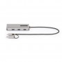 StarTech.com Adattatore multiporta USB-C con dongle USB-C a USB-A, doppio HDMI (4K30Hz/1080p60Hz), Hub USB-A 5Gbps a 3 porte, mi