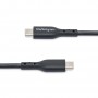 StarTech.com Cavo USB-C da 2m, cavo di ricarica USB-C, cavo USB 2.0 Tipo-C per laptop, 60W 3A Power Delivery, rivestimento in TP