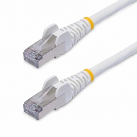 StarTech.com Cavo Ethernet CAT8 bianco da 50cm, RJ45 Snagless, 25G/40G, 2000MHz, 100W PoE++, S/FTP, cavo lan in rame puro 26AWG,