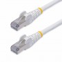 StarTech.com Cavo Ethernet CAT8 bianco da 50cm, RJ45 Snagless, 25G/40G, 2000MHz, 100W PoE++, S/FTP, cavo lan in rame puro 26AWG,
