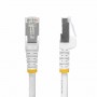 StarTech.com Cavo Ethernet CAT8 bianco da 5m, RJ45 Snagless, 25G/40G, 2000MHz, 100W PoE++, S/FTP, cavo lan in rame puro 26AWG, L