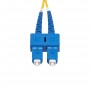 StarTech.com Cavo in fibra ottica duplex monomodale OS2 da SC a SC (UPC) da 2 m, 9/125µm, 40G/100G, Insensibile alla piegatura,