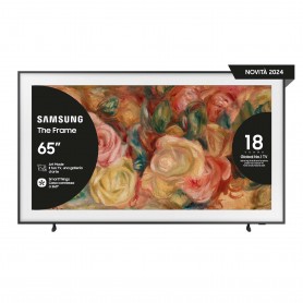Samsung TV QLED 4K 65” QE65LS03DAUXZT Smart TV Wi-Fi Black 2024, Matte Display, Processore Quantum 4K, Modern Frame Design, Do