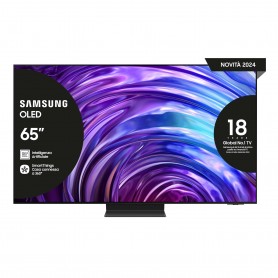Samsung TV OLED 4K 65" QE65S95DATXZT Smart TV Wi-Fi Graphite Black 2024, Processore NQ4 AI GEN2, OLED Glare Free, Infinity One D
