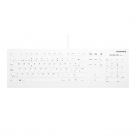CHERRY AK-C8112 tastiera Medico USB QWERTY Spagnolo Bianco