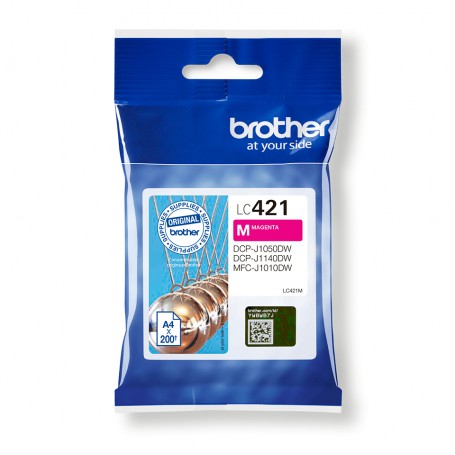 Brother LC-421M cartuccia d'inchiostro 1 pz Originale Magenta (LC421M)