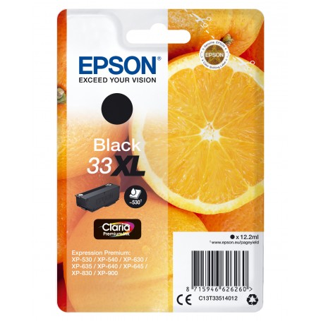 EPSON CART INK NERO T33XL, SERIE ARANCIA (C13T33514012)