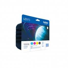 Brother LC-970 cartuccia d'inchiostro Originale Nero, Ciano, Magenta, Giallo (LC970VALBP)