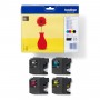 Brother LC-121VALBP cartuccia d'inchiostro 4 pz Originale Nero, Ciano, Magenta, Giallo (LC121VALBP)