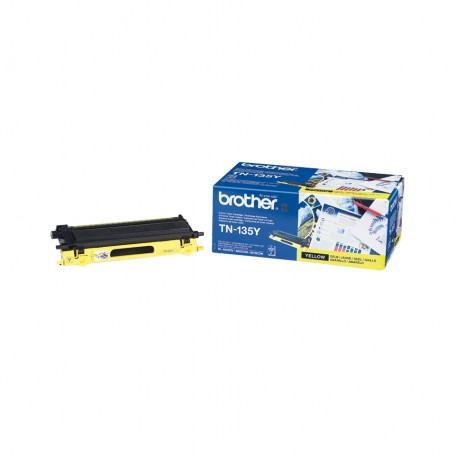 Brother TN135Y cartuccia toner 1 pz Originale Giallo (TN135Y)