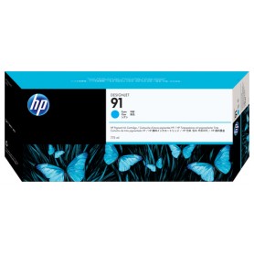 HP Cartuccia di inchiostro ciano pigmentato originale DesignJet 91 da 775 ml (C9467A)