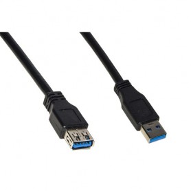 CAVO LINK USB 3.0 A TO USB A, M-F, 1,8MT, (PROLUNGA), NERO, LKCU3018