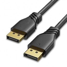 CAVO ATLANTIS DISPLAYPORT 1.2 TO DP, M/M, 2MT,schermato in RAME, NERO, P019-DP_12-2
