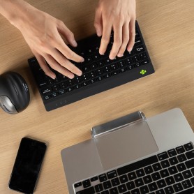 R-Go Tools RGOCOITWLBL tastiera Ufficio USB QWERTY Italiano Nero