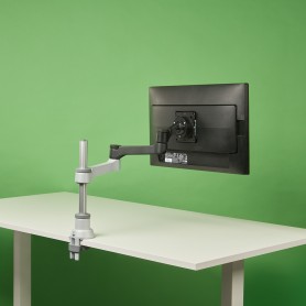 R-Go Tools RGOVLZE4SI Supporti a parete per TV 81,3 cm (32") Scrivania Nero, Argento