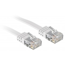 Lindy 1m Cat.6 cavo di rete Bianco Cat6