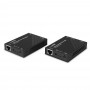 Lindy 38398 moltiplicatore AV Trasmettitore e ricevitore AV Nero