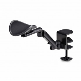 StarTech.com Bracciolo regolabile per scrivania, supporto ergonomico per braccio/gomito, rotazione di 360 gradi, installazione a
