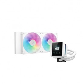 DeepCool Mystique 240 WH ARGB Processore Raffreddatore di liquidi tutto in uno 12 cm Bianco 1 pz