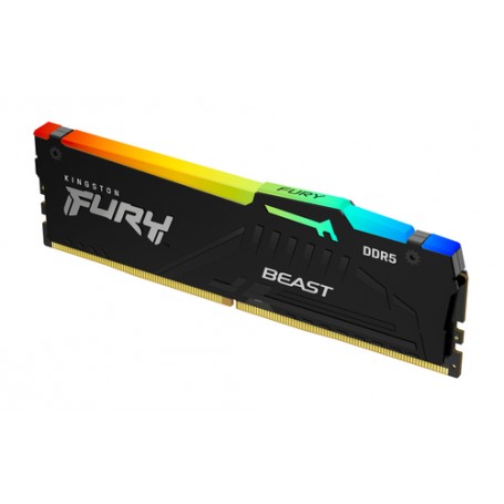Kingston Technology FURY Beast 16GB 6000MT/s DDR5 CL30 DIMM RGB XMP