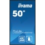iiyama LH5065UHSB-B1AG visualizzatore di messaggi Pannello piatto per segnaletica digitale 125,7 cm (49.5") LCD Wi-Fi 800 cd/m²