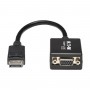 Tripp Lite P134-06N-VGA cavo e adattatore video 0,15 m DisplayPort VGA (D-Sub) Nero