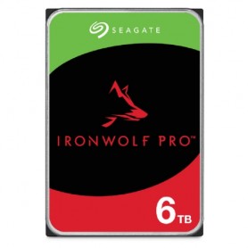HD SEAGATE  IRON WOLF PRO SATA3 6TB 3.5" 7200 RPM  128mb cache 24x7 - NAS HDD - ST6000NT001- Gar. 5 anni/2Y SERVIZIO RESCUE