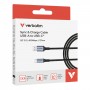 Verbatim 31843 cavo USB USB 2.0 1,2 m USB A USB C Nero