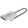 CLUB3D CSV-1586 hub di interfaccia Thunderbolt 3 40000 Mbit/s Argento