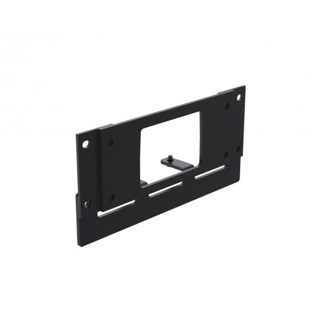 Ergonomic Solutions SpacePole Kiosk & Signage Kiosk integrated scanner cover + bracket for Datalogic GFS4470 Nero