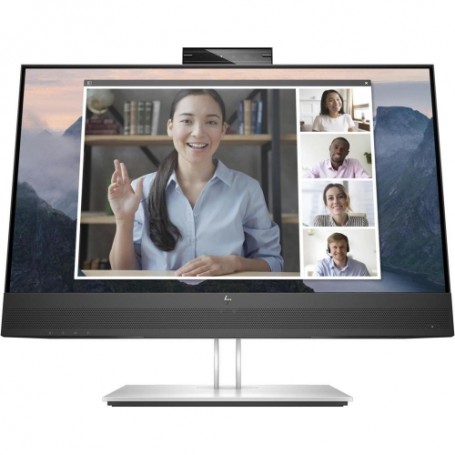 MONITOR HP LED 23.8" Wide E24mv 169L0AA IPS 1920x1080 5ms 250cd/m² 1000:1 (10.000.000:1) 2x2W MM WEBCAM PIVOT Reg.H VGA HDMI  D