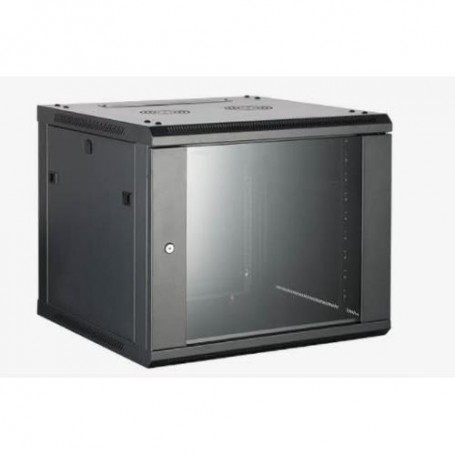 RACK HIKVISION 12U, 600*450*635mm Load bearing: 40kg (Fan and shelf need to order separately) ASSEMBLATO - DS-XS6412-S/B Fully