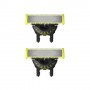 Philips Norelco OneBlade 360 Lama di ricambio per Viso, confezione da 2 Lame QP420/50