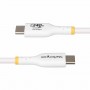 StarTech.com Cavo di ricarica USB-C Bianco da 1m, cavo USB C certificato USB-IF, 240W PD EPR, cavo di ricarica USB 2.0 Tipo-C pe