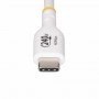StarTech.com Cavo di ricarica USB-C Bianco da 1m, cavo USB C certificato USB-IF, 240W PD EPR, cavo di ricarica USB 2.0 Tipo-C pe