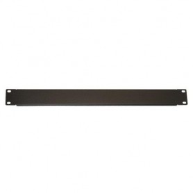 PANNELLO CIECO 1U PER CHIUSURA SPAZI VUOTI IN ARMADI RACK 19" NERO