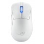 ASUS ROG Keris II Ace Wireless AimPoint White mouse Gaming Mano destra RF Wireless + Bluetooth + USB Type-A Ottico 42000 DPI